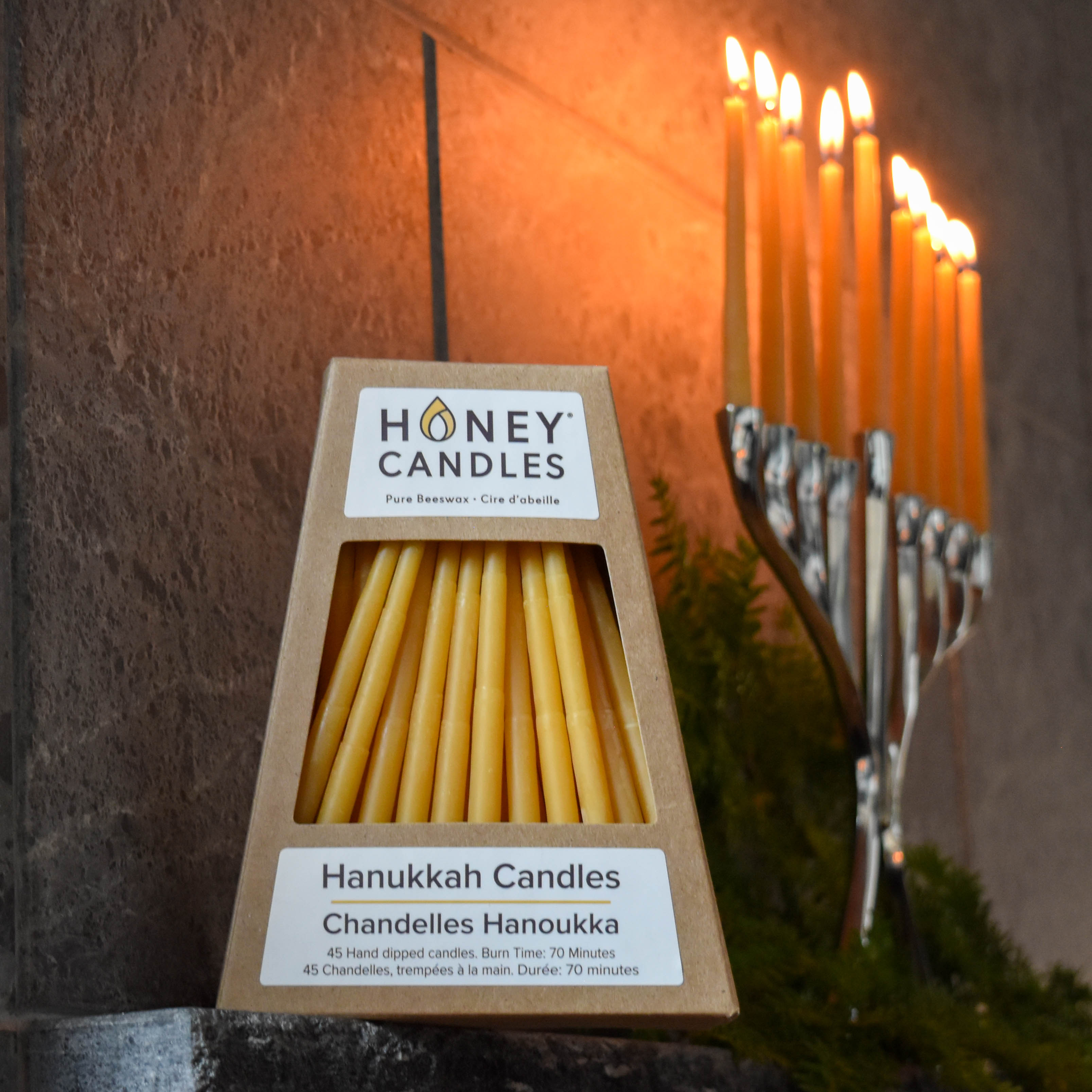 Hanukkah Beeswax Candles Honey Candles Canada