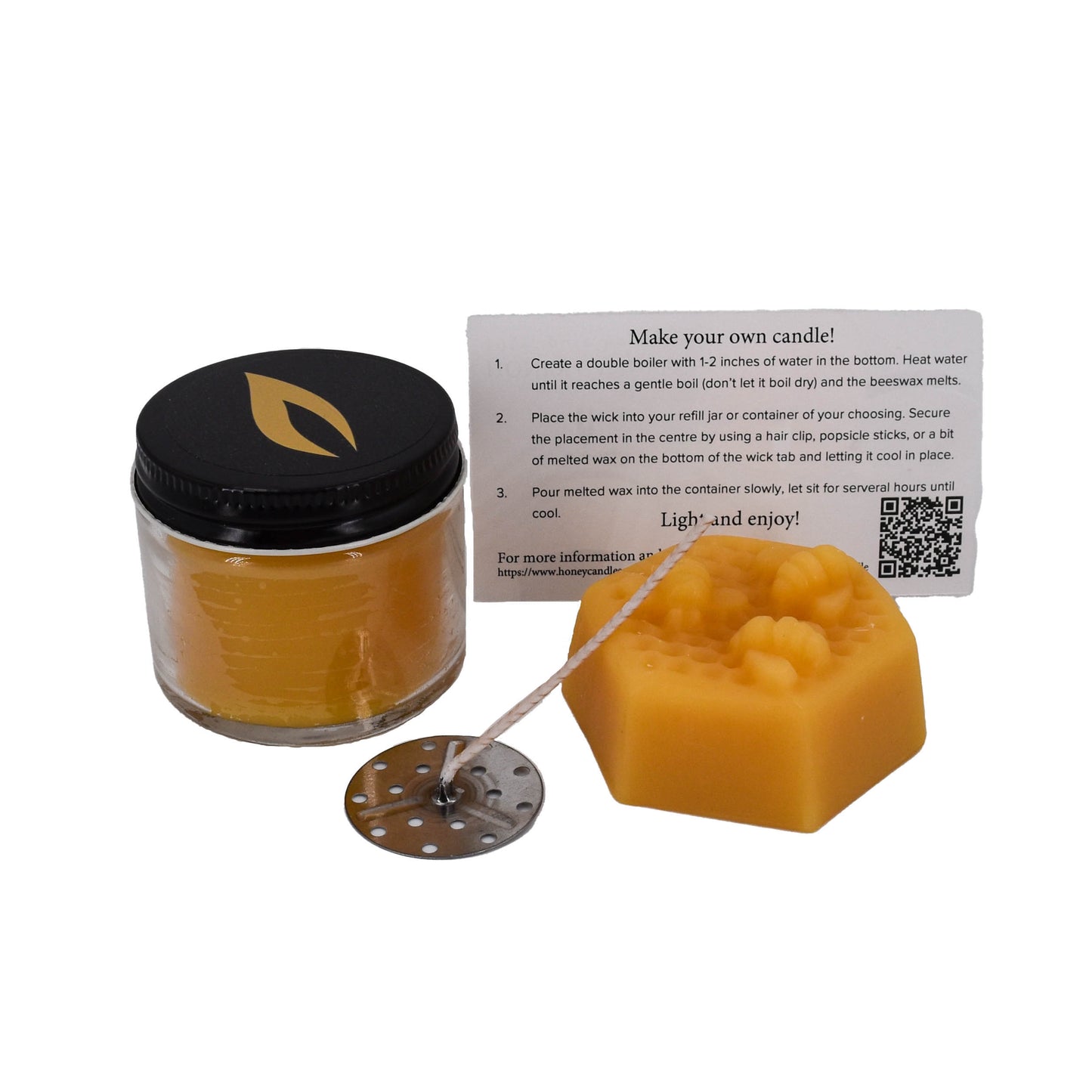 DIY Beeswax Candle Refill Kit