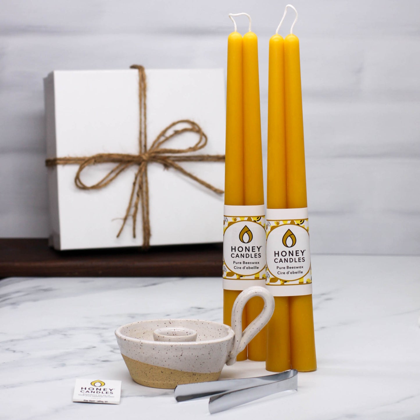 Eek Pottery X Honey Candles Chamberstick Gift Set
