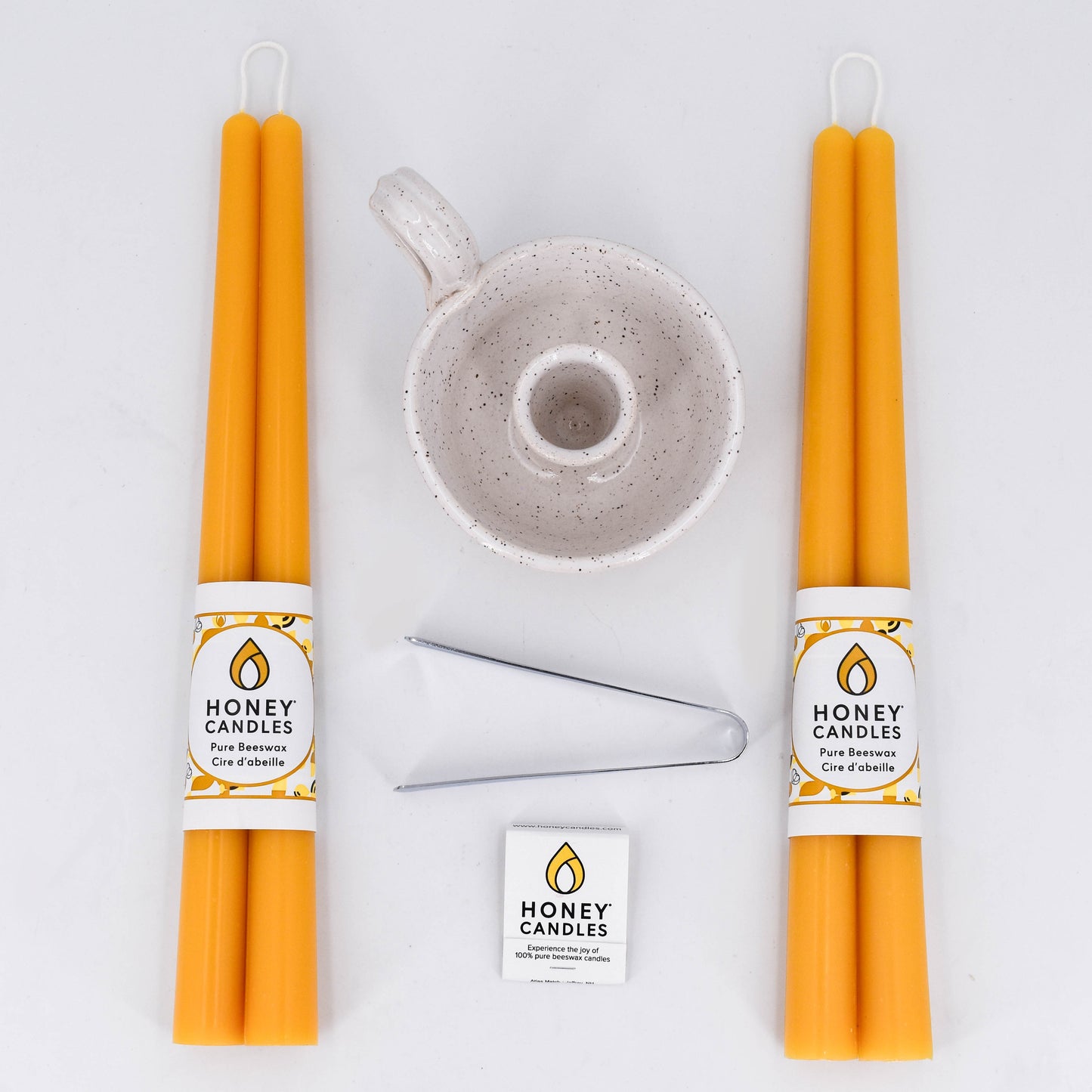 Eek Pottery X Honey Candles Chamberstick Gift Set