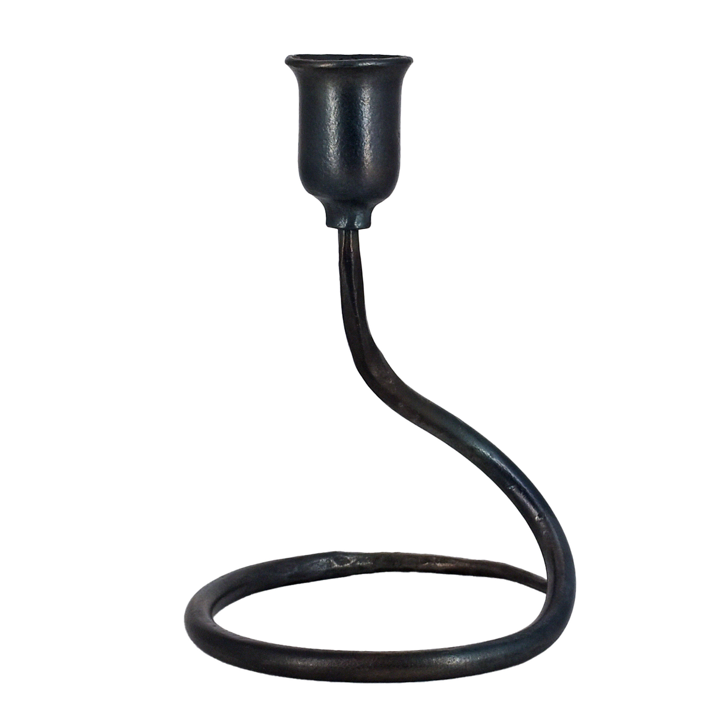 Forged Candlestick Holder