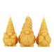 "Buzzle" Natural Beeswax Gnome Candle