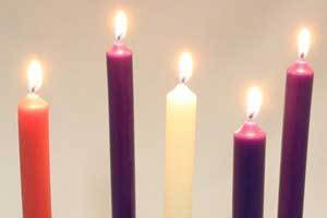 Amazing Pure Beeswax Advent Candles