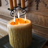 Beeswax Candles Heritage Drip 3 Wick Pillar