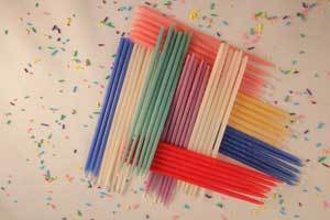 Beeswax Birthday Candles With Distinction