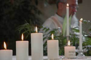 Beeswax Candles at Your Wedding