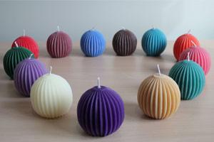 Beeswax Violet Fluted Sphere - What's been Missing?