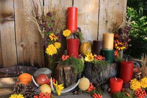 Beeswax Candles Colored With Enviro-dye
