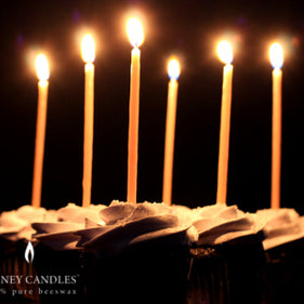 Spice up your Birthday Cake with Honey Candles Galas