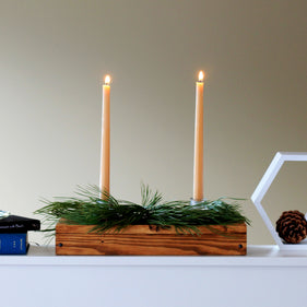 Curating a Shelfie with Pure Beeswax Candles