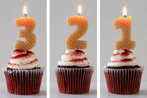 Beeswax Number Candles are Here!