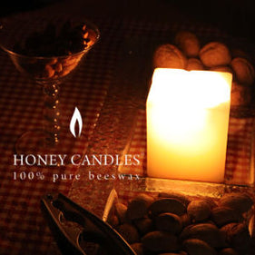 The Unique Style of Honey Candles® Square Pillars