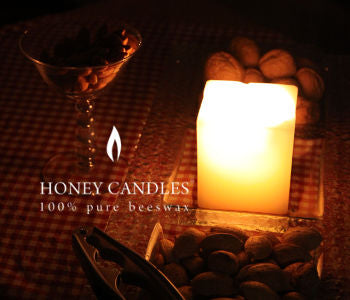 The Unique Style of Honey Candles® Square Pillars
