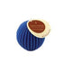 Beeswax Blue Fluted Sphere Candles are For Burning