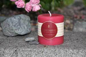 Colored Pure Beeswax Candles - Pink