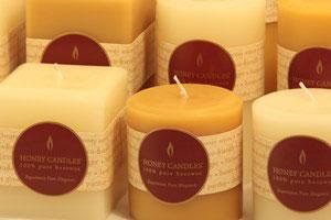 Honey Candles - Going from White to Pearl