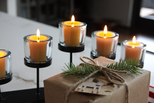 Holiday Decorating with Beeswax Candles