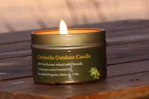 Natural Pure Citronella Outdoor pure beeswax Candle