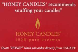 snuffing candle recommendation from Honey Candles