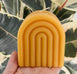 Natural Beeswax Arches Pillar Candle