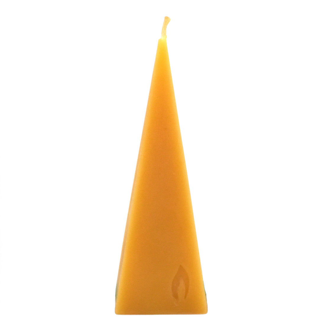 Natural Beeswax Pyramid Candle Honey Candles Canada