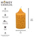 Natural Beeswax Leaf Pillar