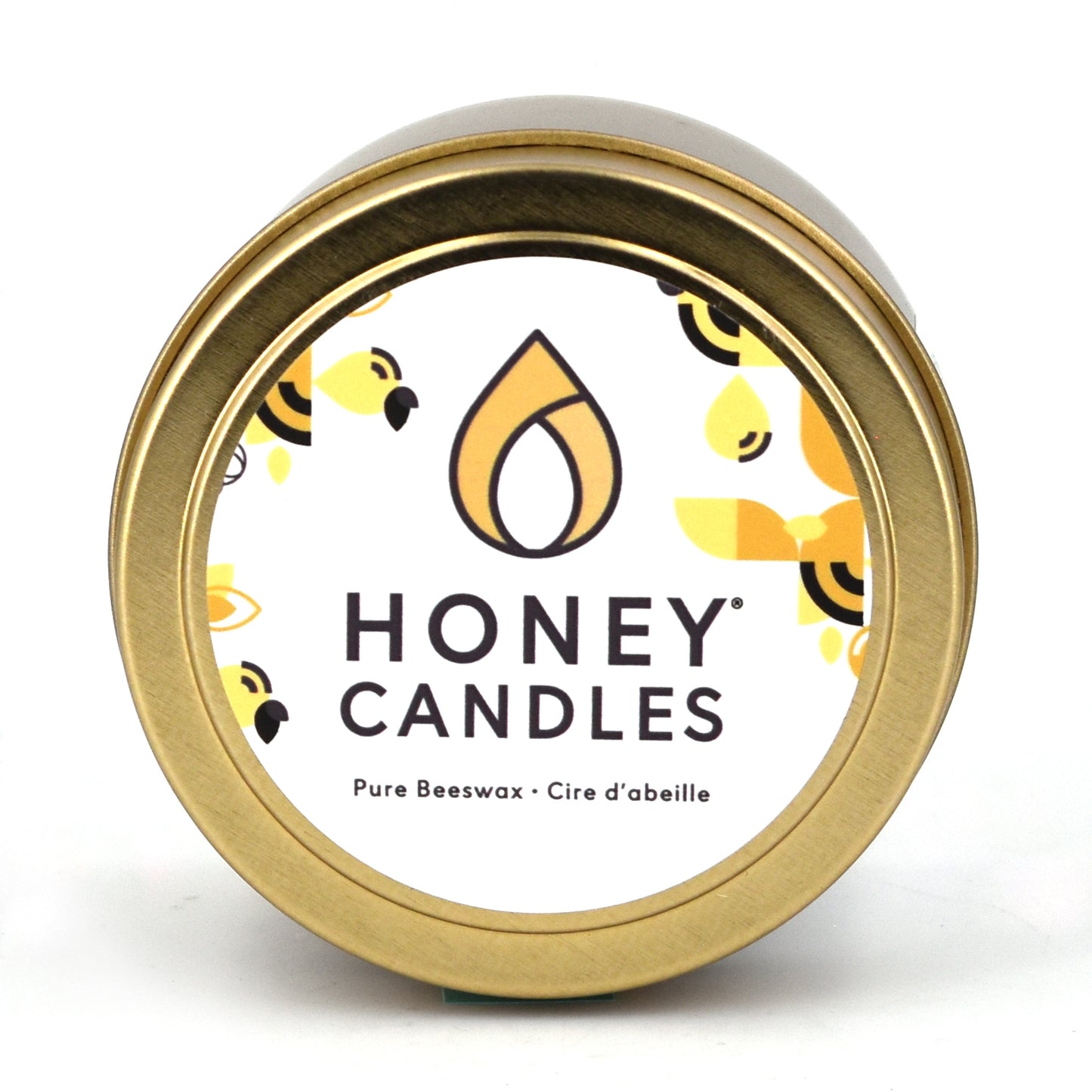 Natural Beeswax Candle Tin