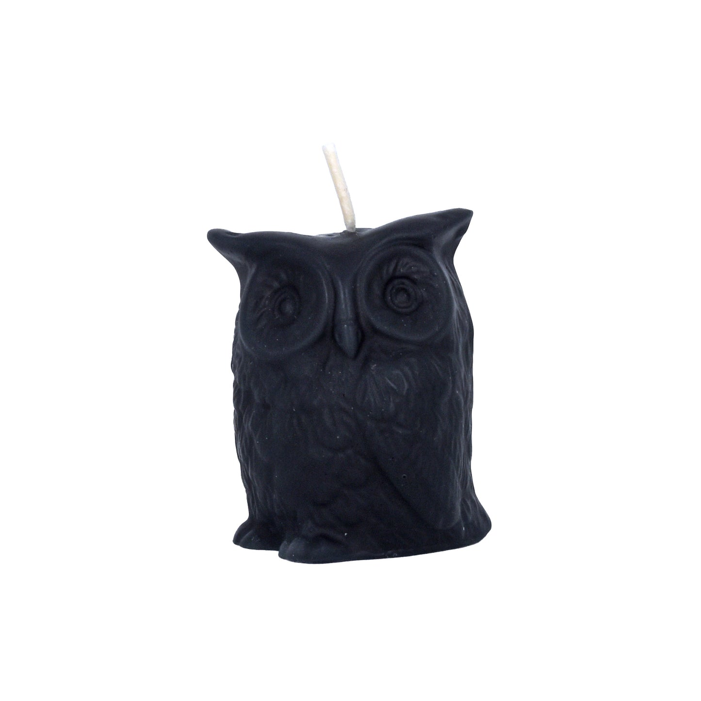 Black Beeswax Owl Candle
