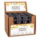 Black Beeswax Tealight Candle - Clear Cup