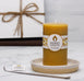 Eek Pottery x Honey Candles Large Pillar Gift Set