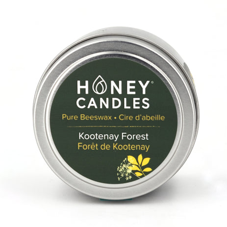 Kootenay Forest Beeswax Candle Tin
