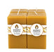 Square Natural Beeswax Pillar Candle