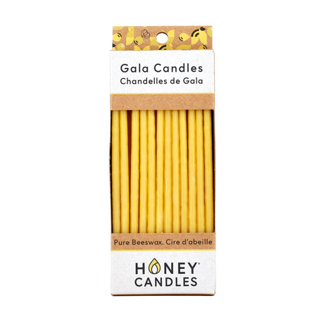 Beeswax Gala Candles - Natural