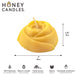 Natural Beeswax Rose Candle