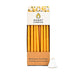 7 Pack of 6 Inch Natural Beeswax Thin Tapers