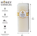 Square Pearl Beeswax Pillar Candle