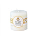 Round Pearl Beeswax Pillar Candle