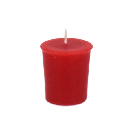 Red Beeswax Votive Candle