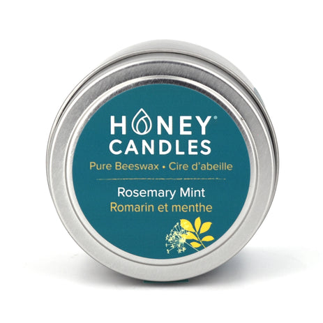 Rosemary Mint Beeswax Candle Tin