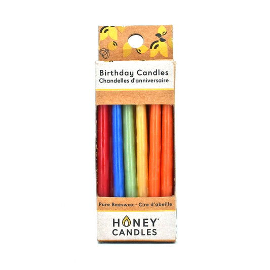 Beeswax Birthday Candles - Royal