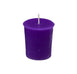 Violet Beeswax Votive Candle