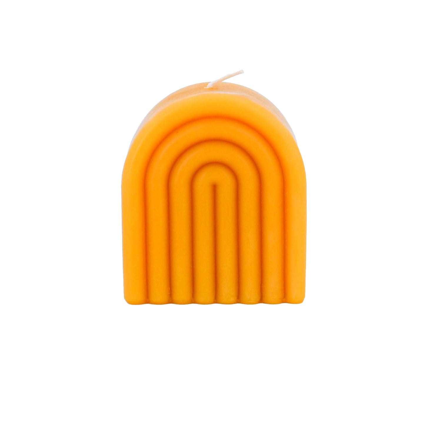 Natural Beeswax Arches Pillar Candle