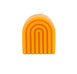 Natural Beeswax Arches Pillar Candle