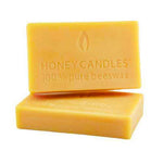 one pound block, of natural golden beeswax.