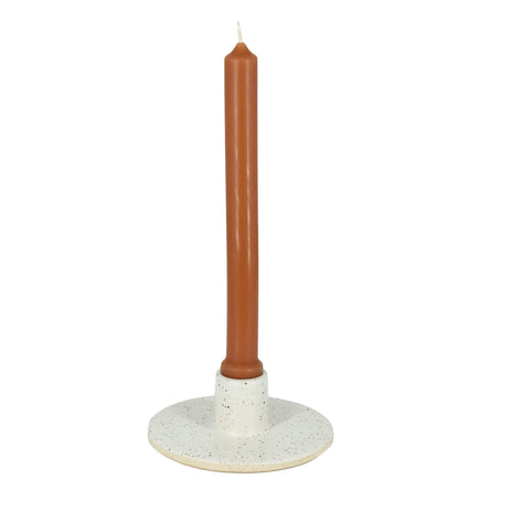 9 Inch Caramel Beeswax Base Candlestick