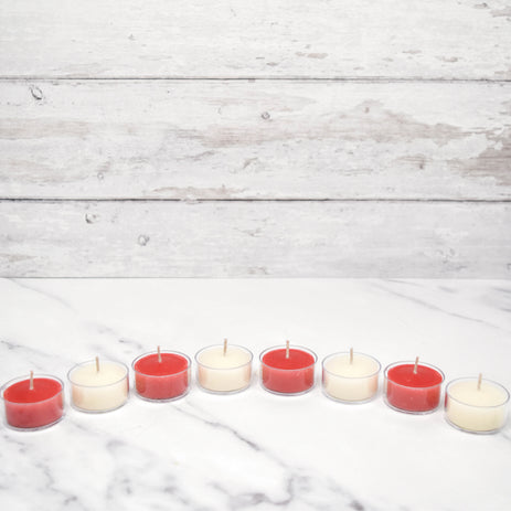 Roll of 8 Special Occasion Beeswax Tealight Candles