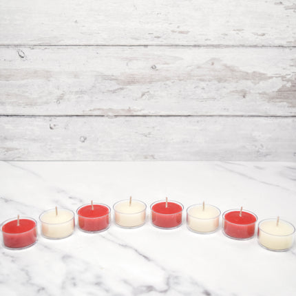 Roll of 8 Special Occasion Beeswax Tealight Candles