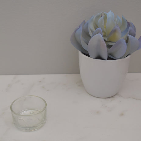 Clear Glass Tealight Cup