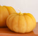 Small Natural Beeswax Pumpkin Candle