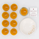 Brenda Lee X Honey Candles Beeswax Tealights Gift Set